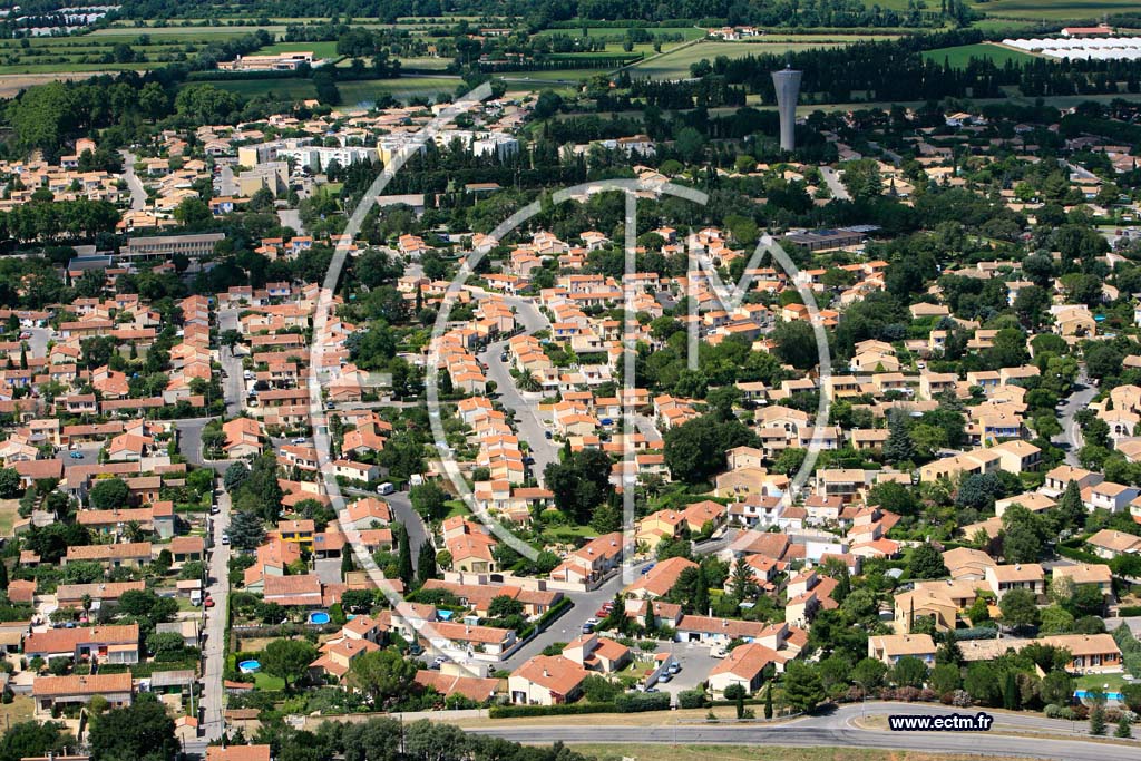 Photo arienne de Saint Martin de Crau