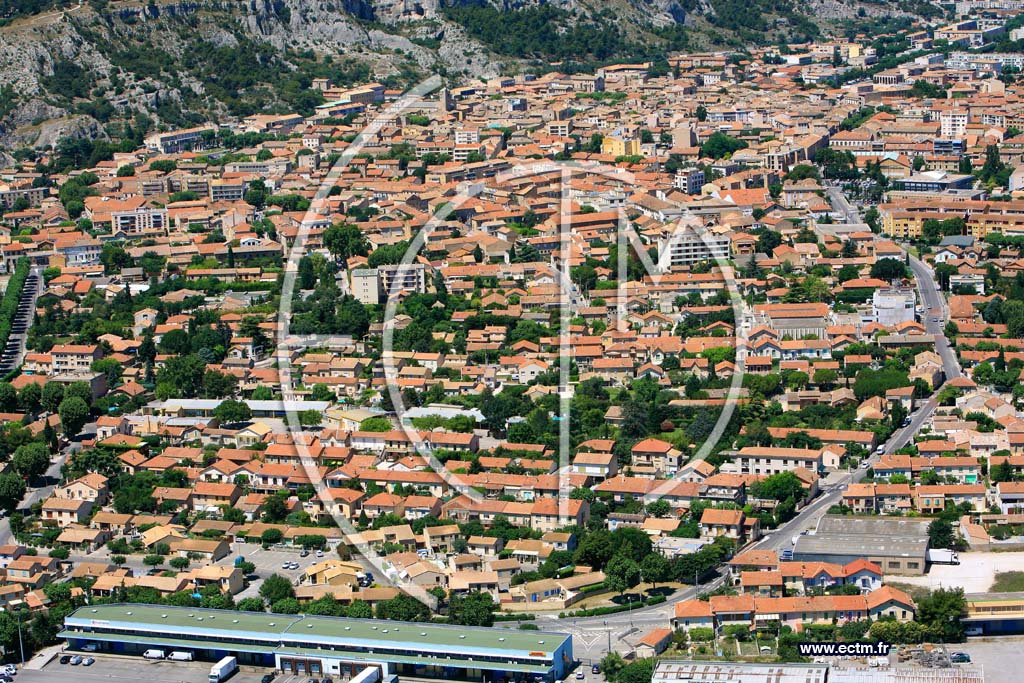 Photo arienne de Cavaillon