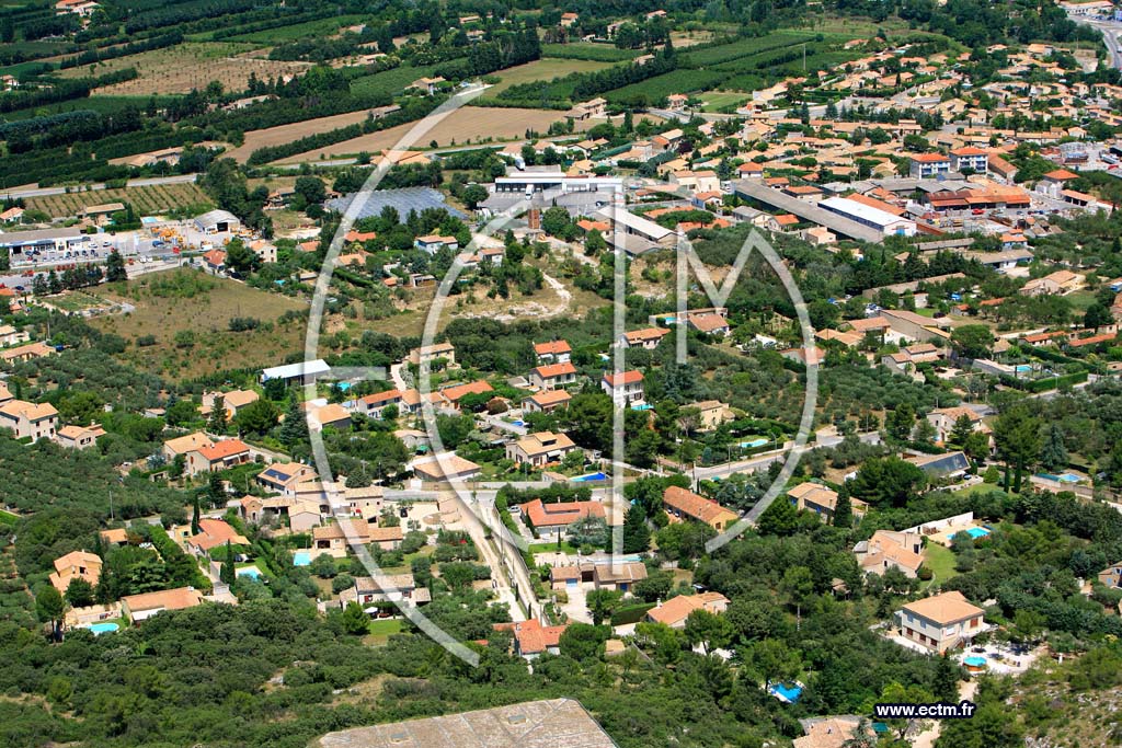 Photo arienne de Cavaillon