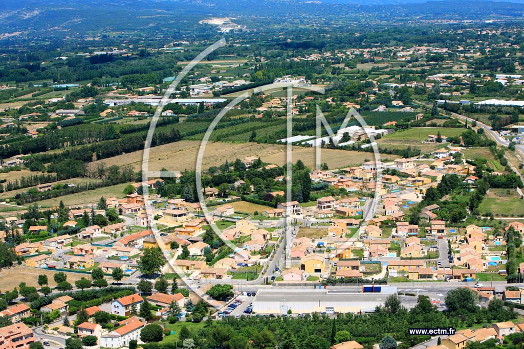 Photo arienne de Cavaillon