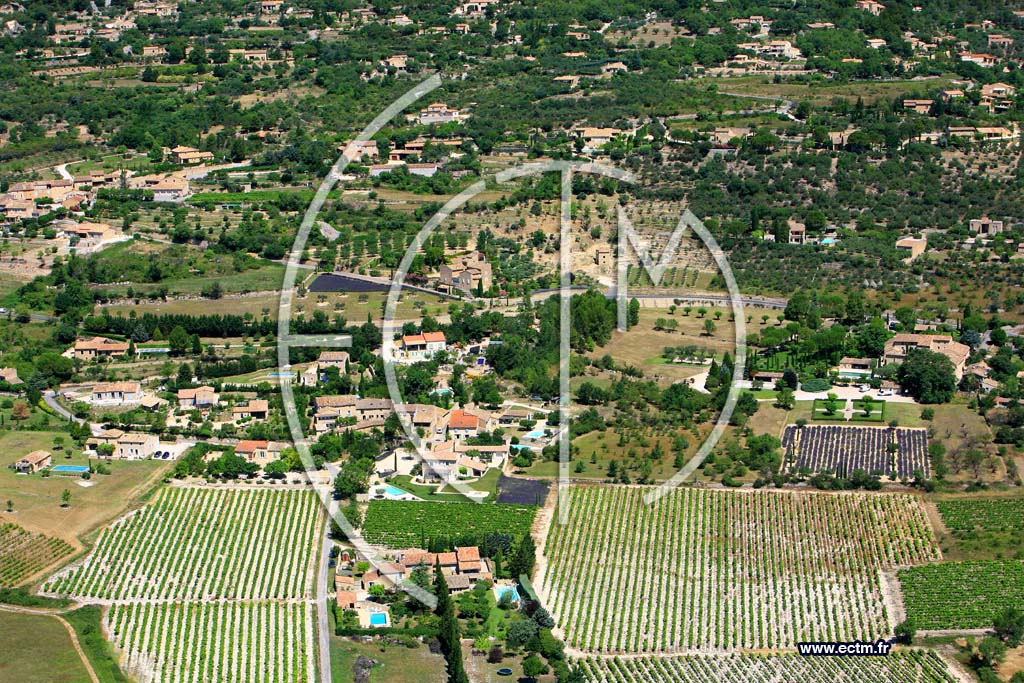 Photo arienne de Gordes
