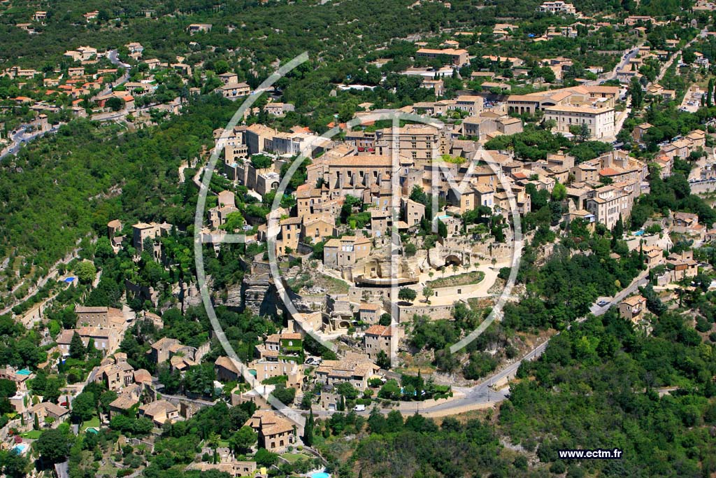 Photo arienne de Gordes