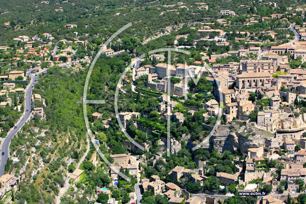 Photo arienne de Gordes