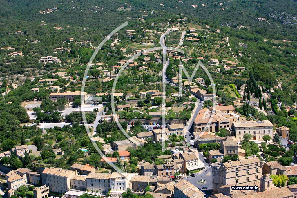 Photo arienne de Gordes
