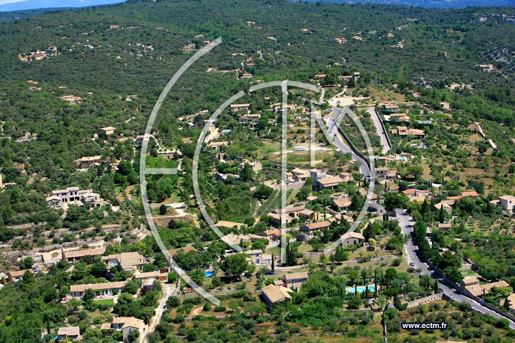 Photo arienne de Gordes