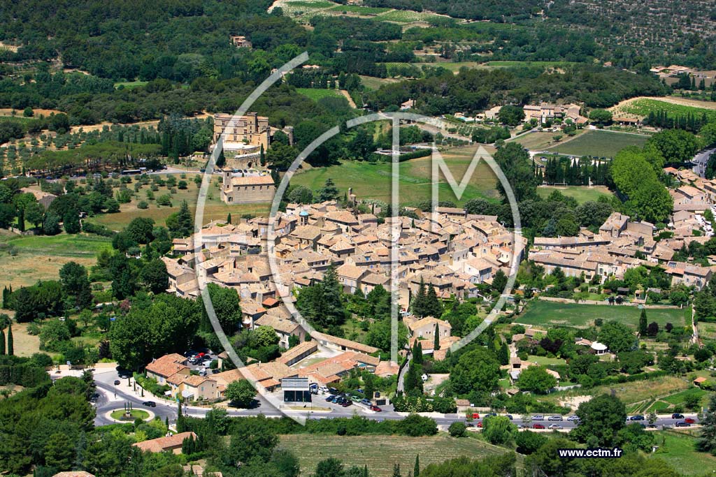 Photo arienne de Lourmarin