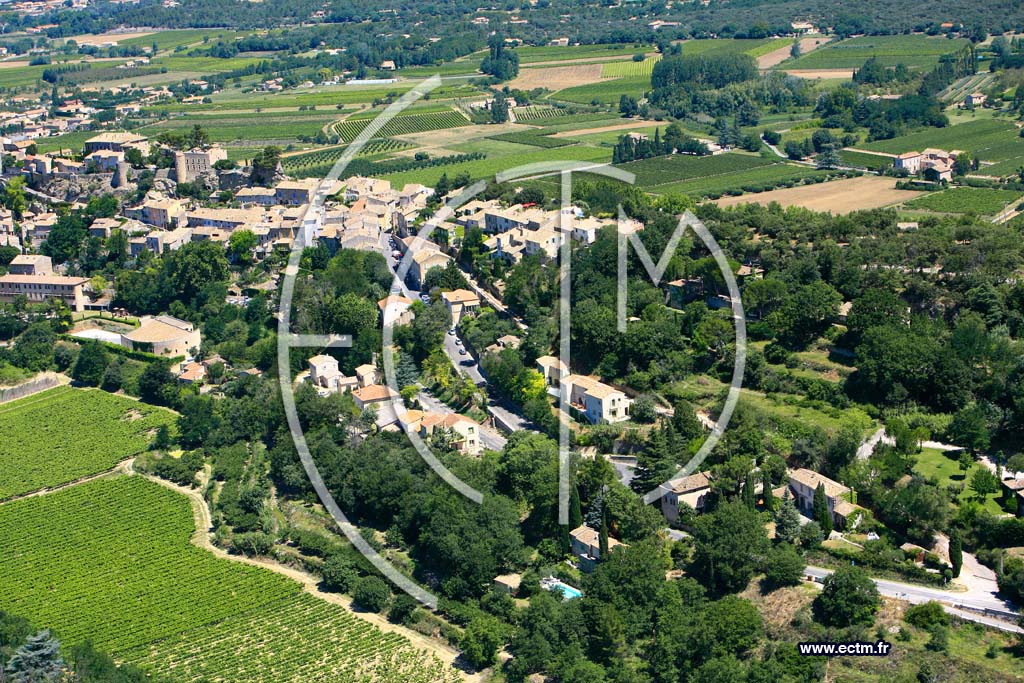 Photo arienne de Menerbes