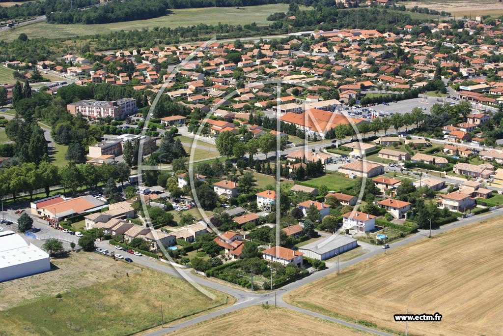 Photo arienne de Muret