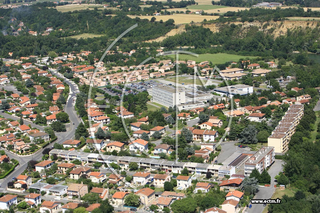 Photo arienne de Muret