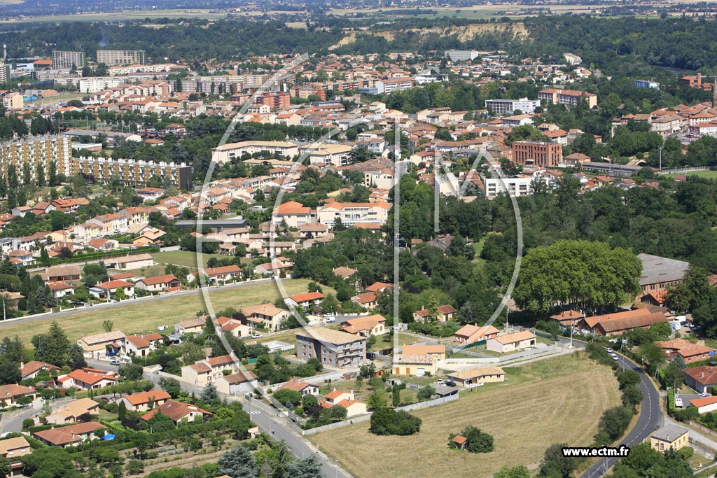 Photo arienne de Muret