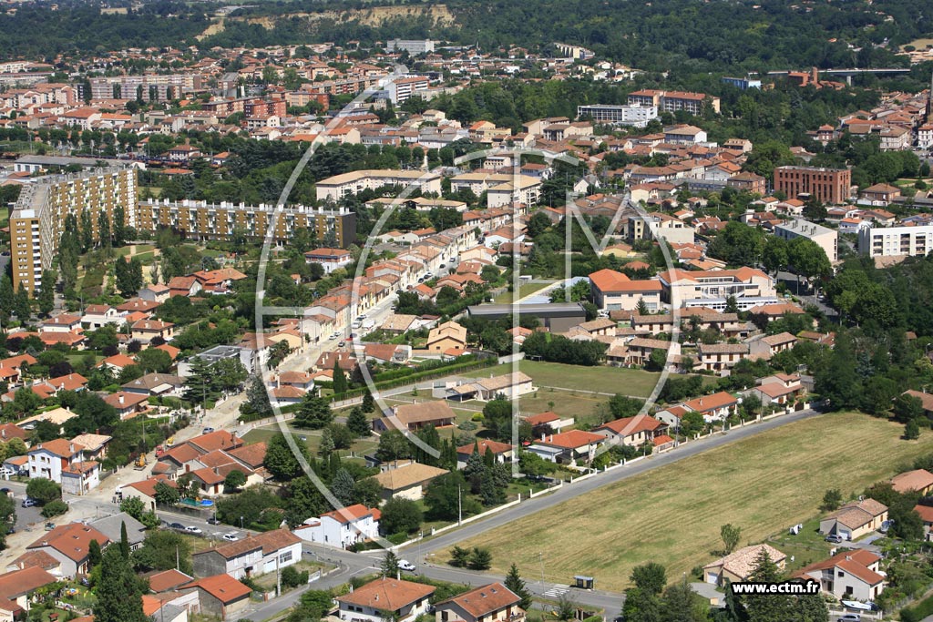 Photo arienne de Muret