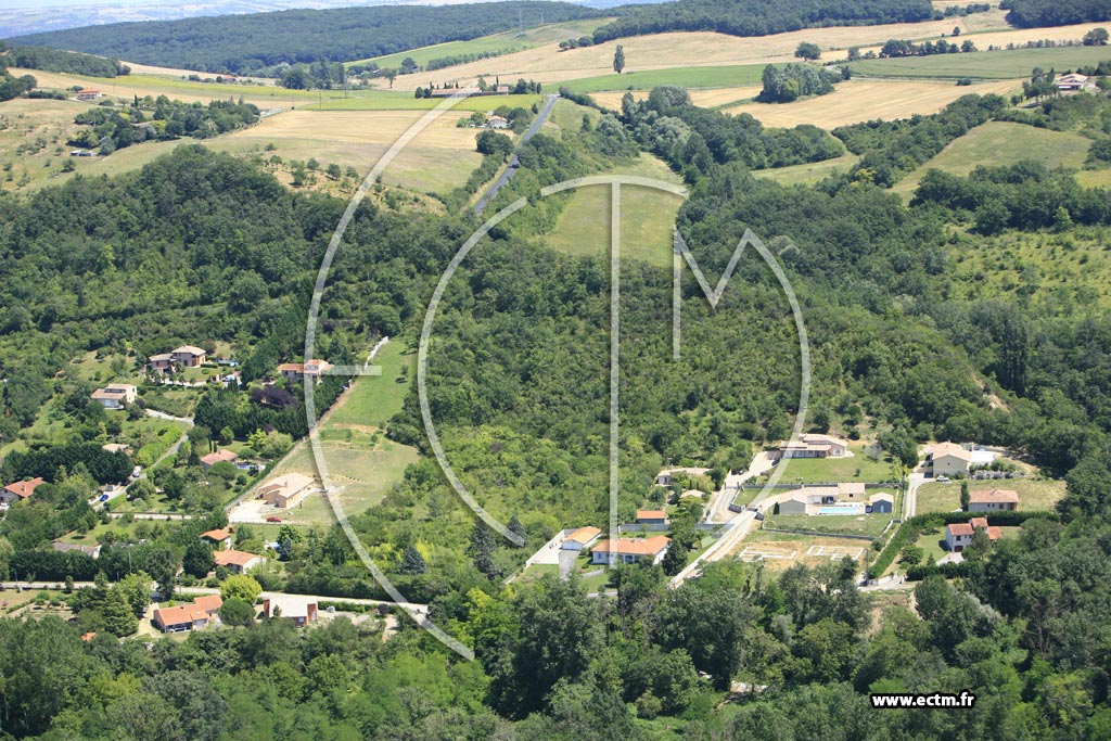 Photo arienne de Muret - Estantens