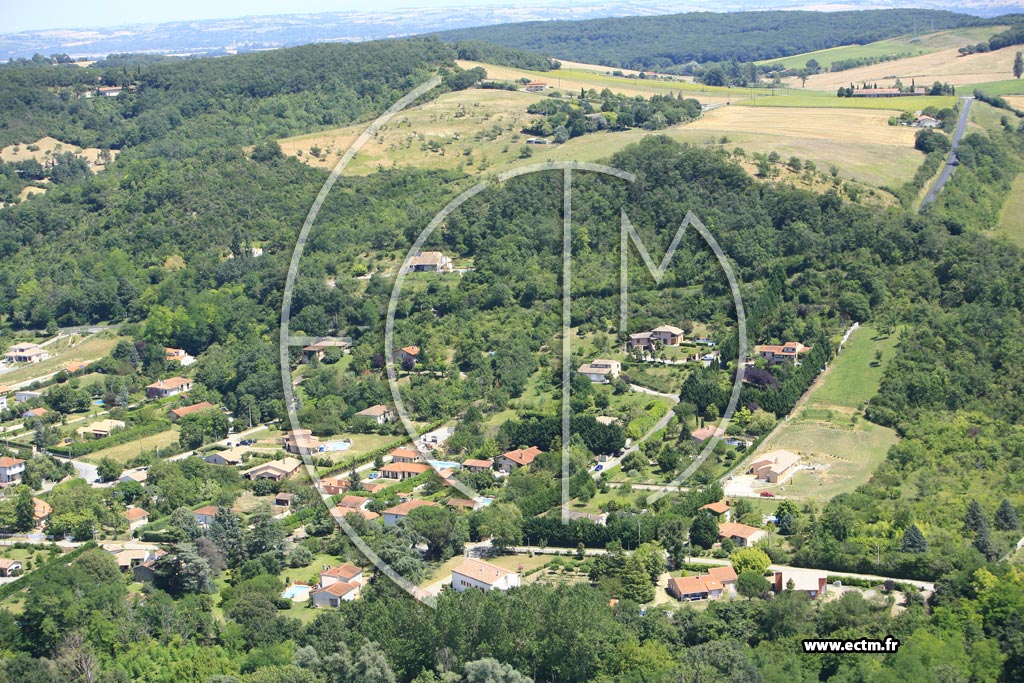 Photo arienne de Muret - Estantens