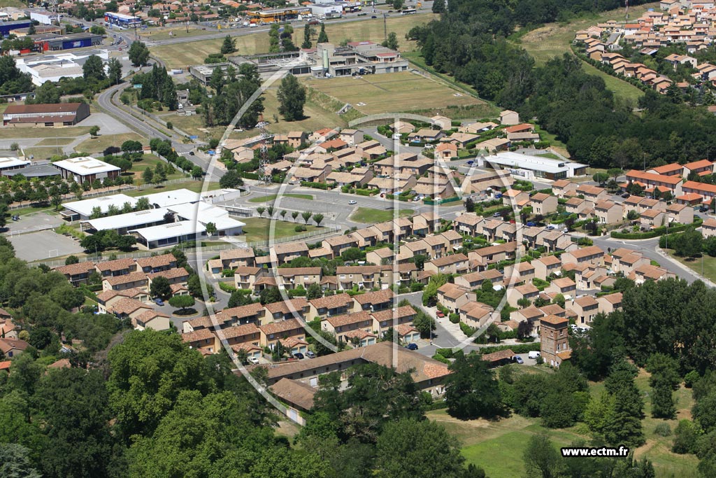 Photo arienne de Portet sur Garonne