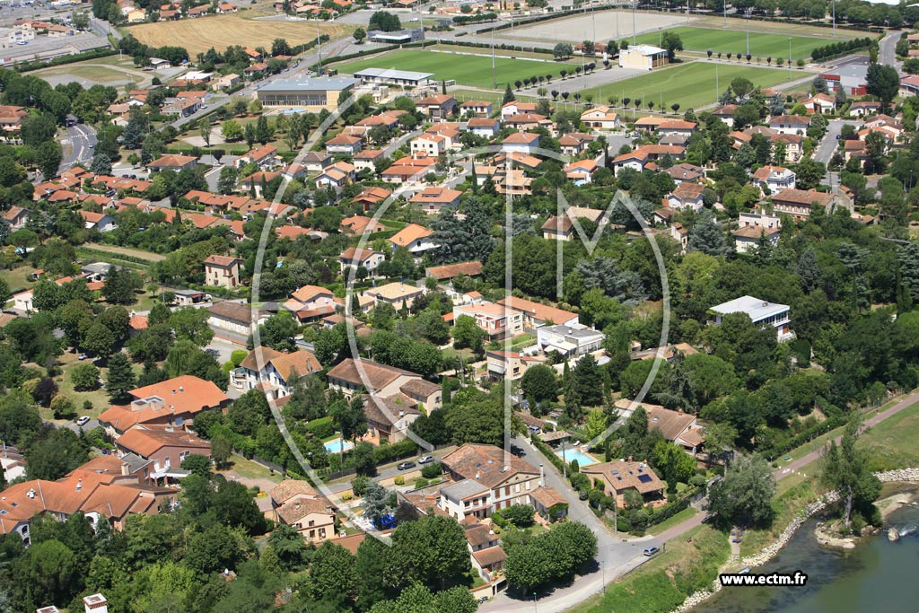 Photo arienne de Portet sur Garonne