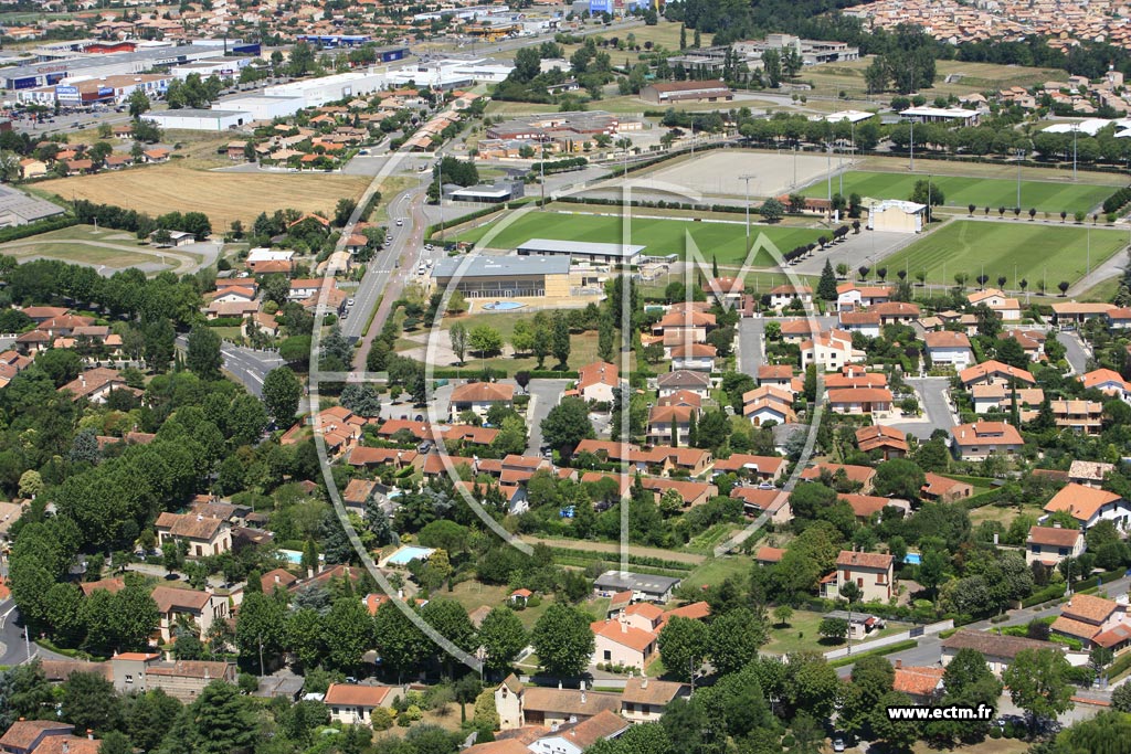 Photo arienne de Portet sur Garonne