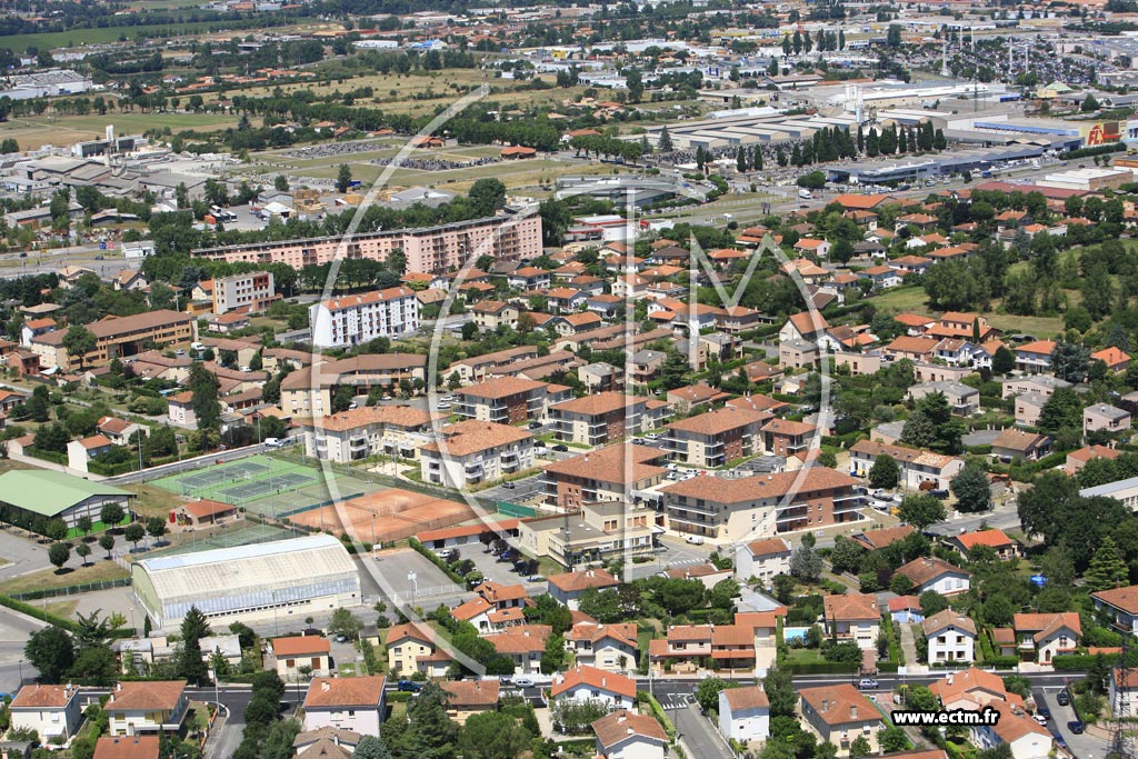 Photo arienne de Portet sur Garonne