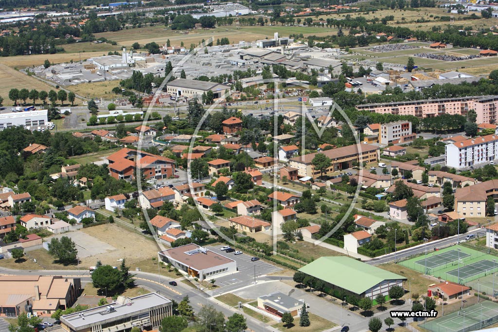 Photo arienne de Portet sur Garonne