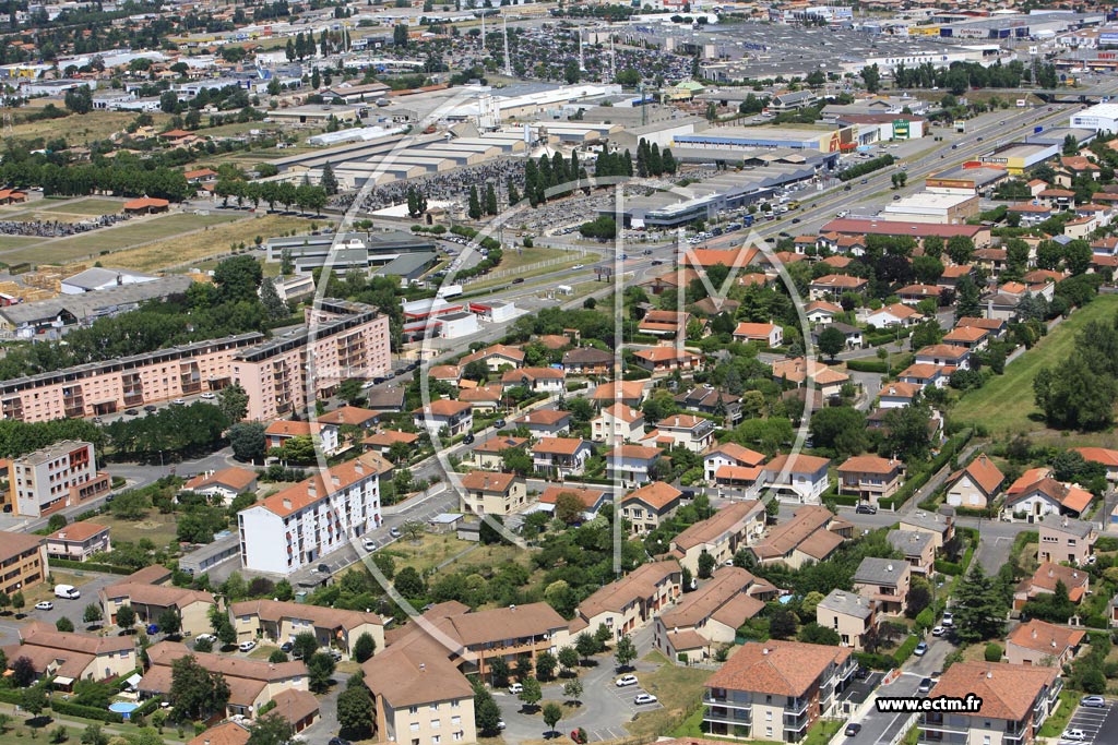 Photo arienne de Portet sur Garonne