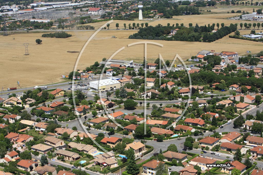 Photo arienne de Portet sur Garonne