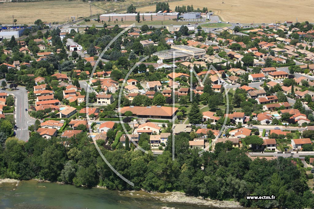 Photo arienne de Portet sur Garonne