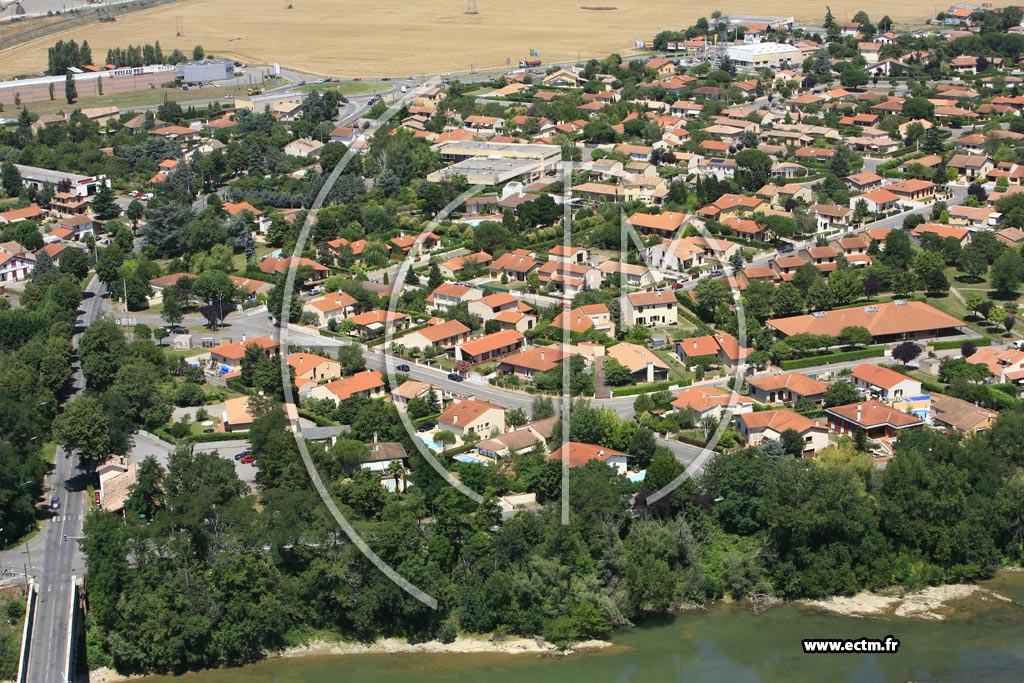 Photo arienne de Portet sur Garonne