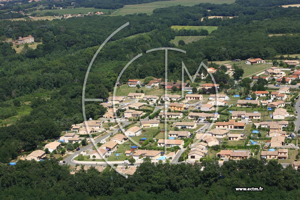 Photo arienne de Saint Lys