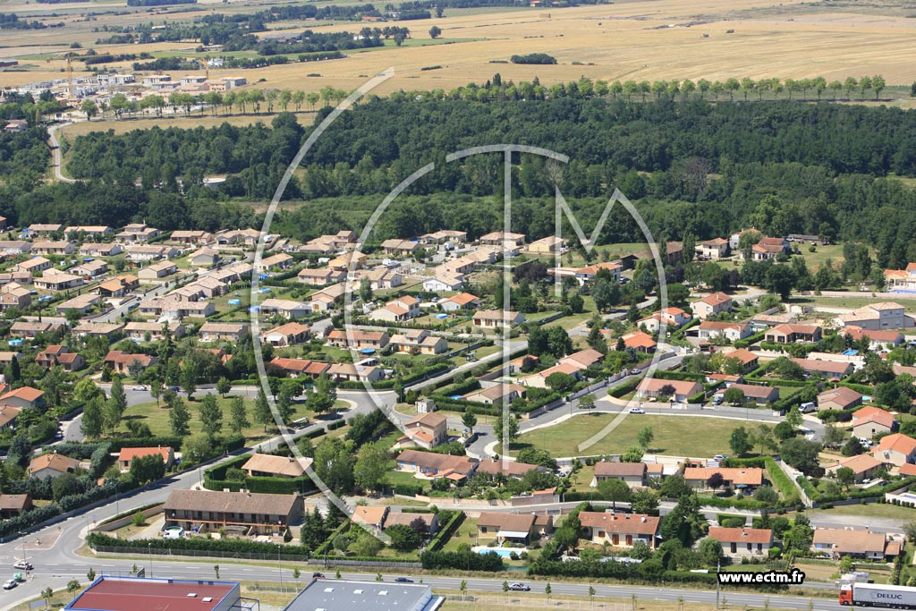 Photo arienne de Saint Lys