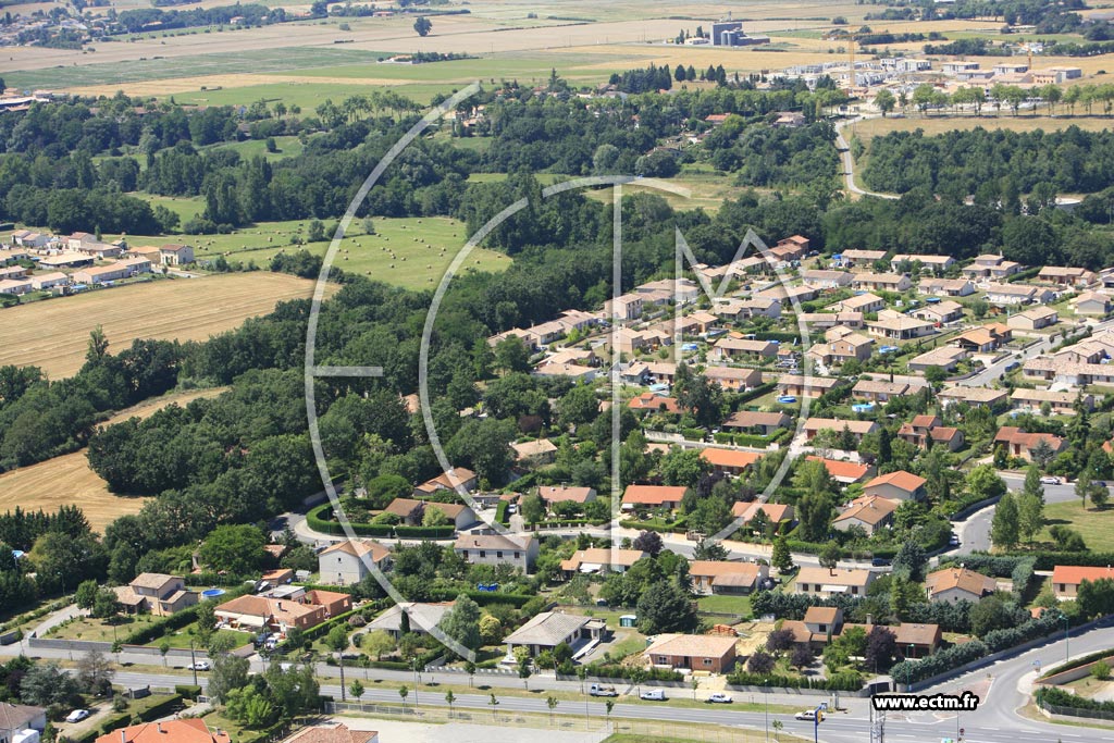 Photo arienne de Saint Lys
