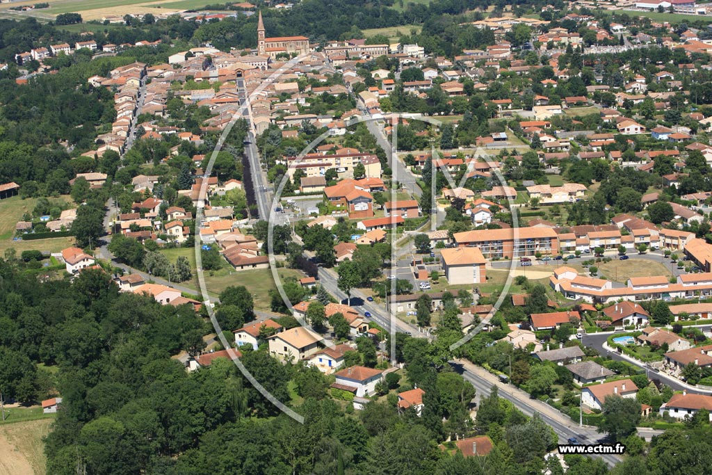 Photo arienne de Saint Lys