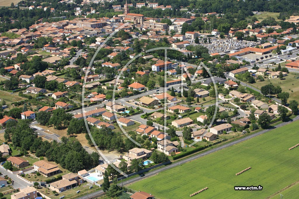 Photo arienne de Saint Lys