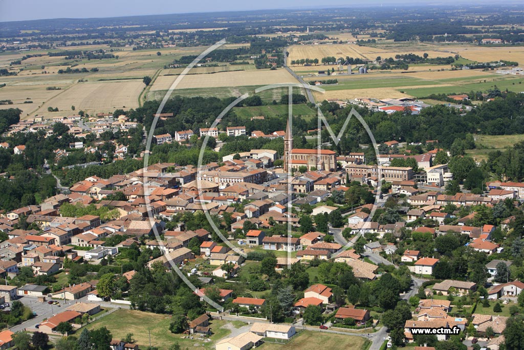 Photo arienne de Saint Lys