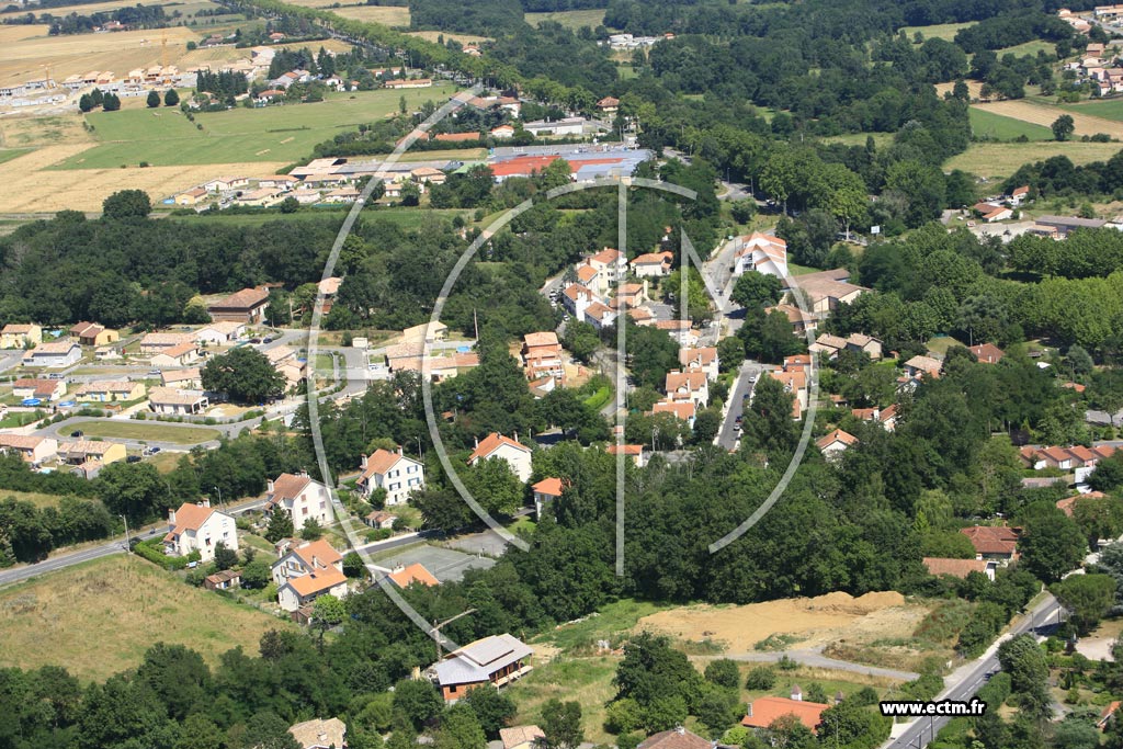 Photo arienne de Saint Lys