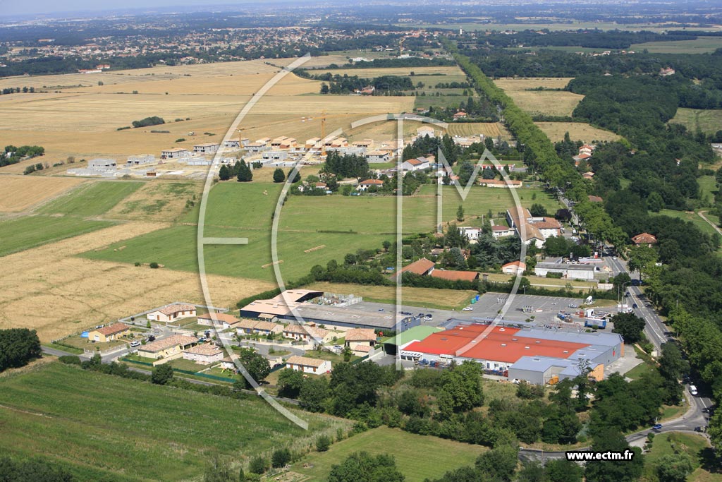 Photo arienne de Saint Lys