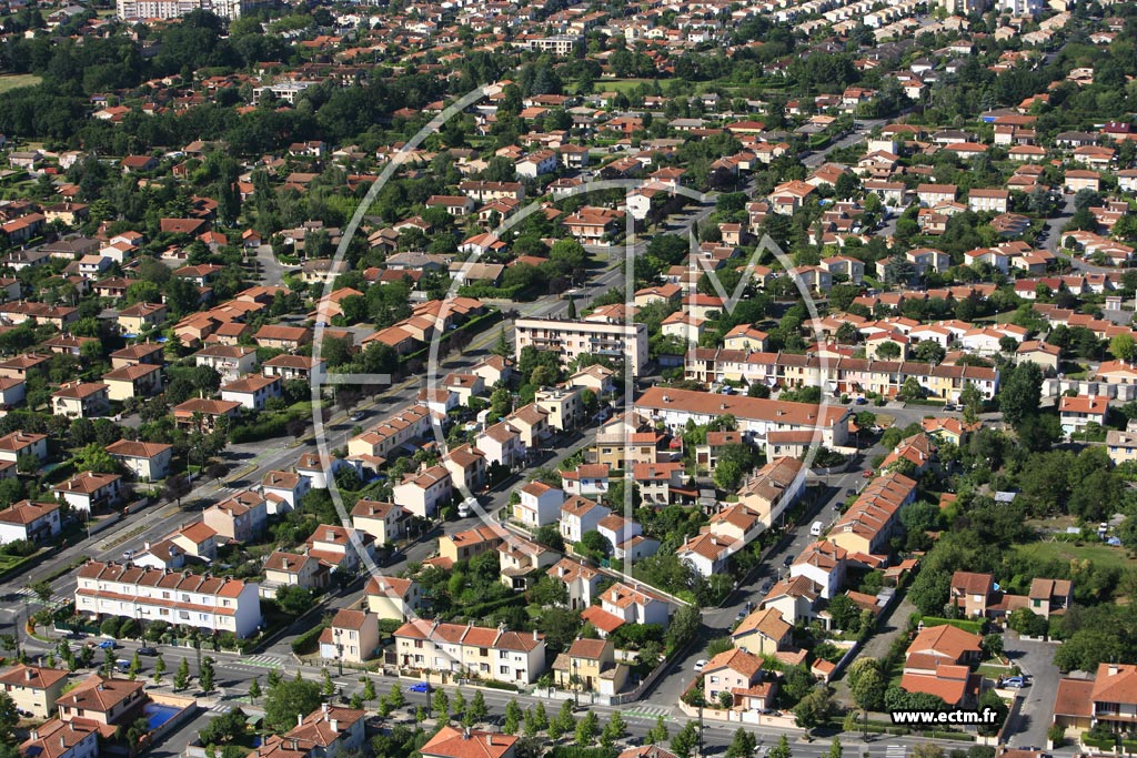 Photo arienne de Villeneuve Tolosane