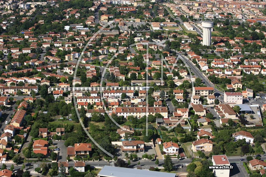 Photo arienne de Villeneuve Tolosane