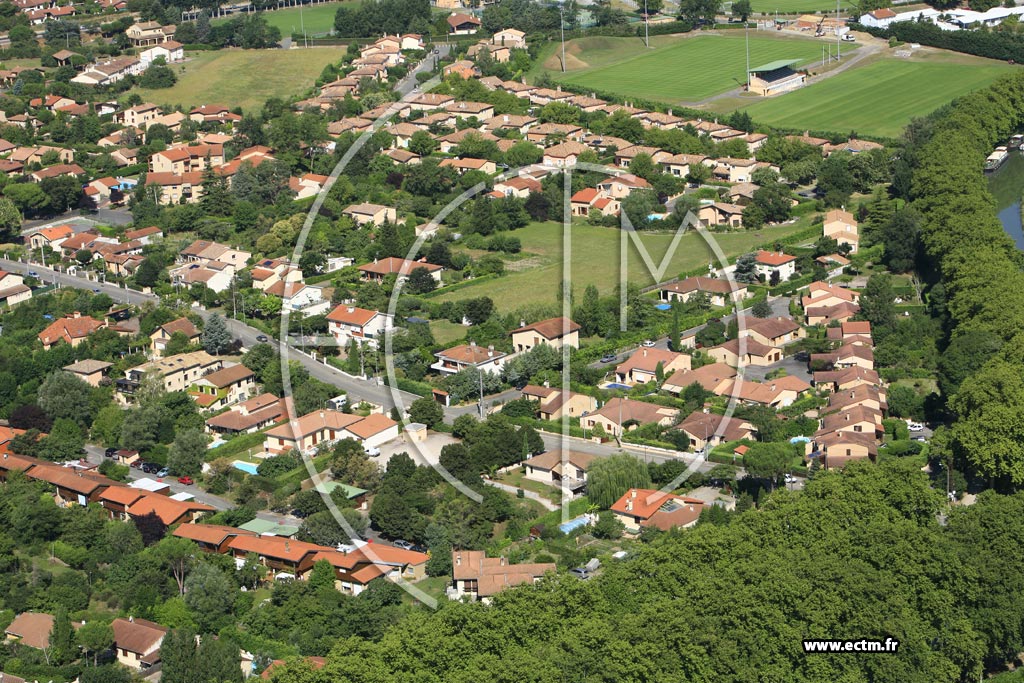 Photo arienne de Ramonville Saint Agne