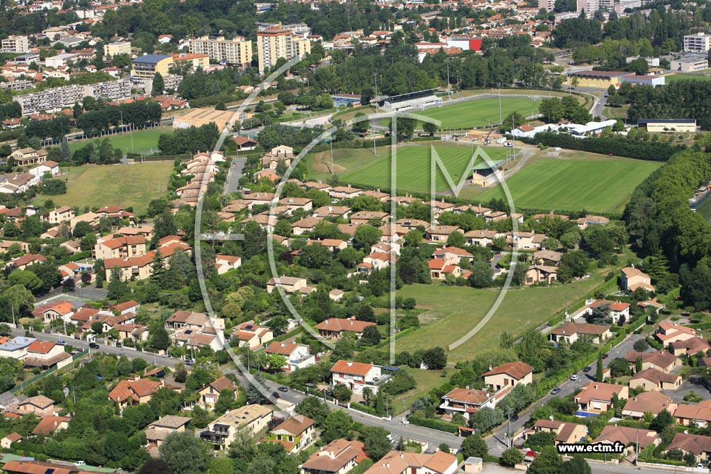 Photo arienne de Ramonville Saint Agne
