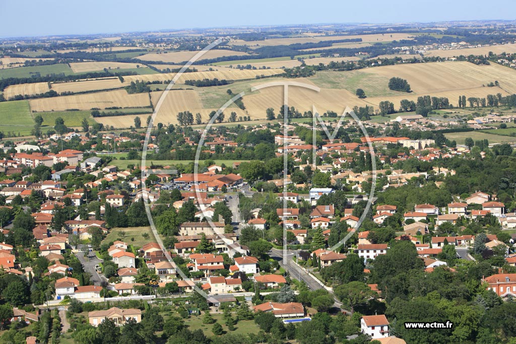Photo arienne de Saint Orens de Gameville