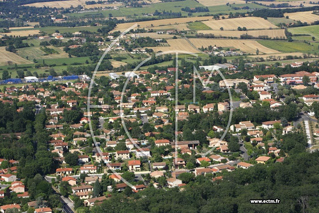 Photo arienne de Saint Orens de Gameville