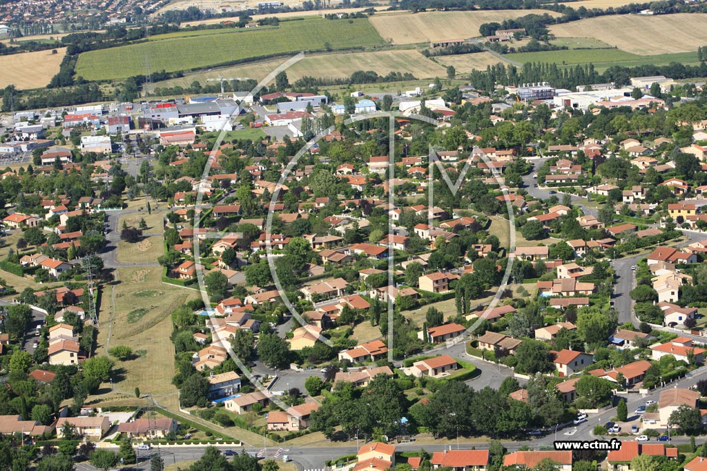 Photo arienne de Saint Orens de Gameville
