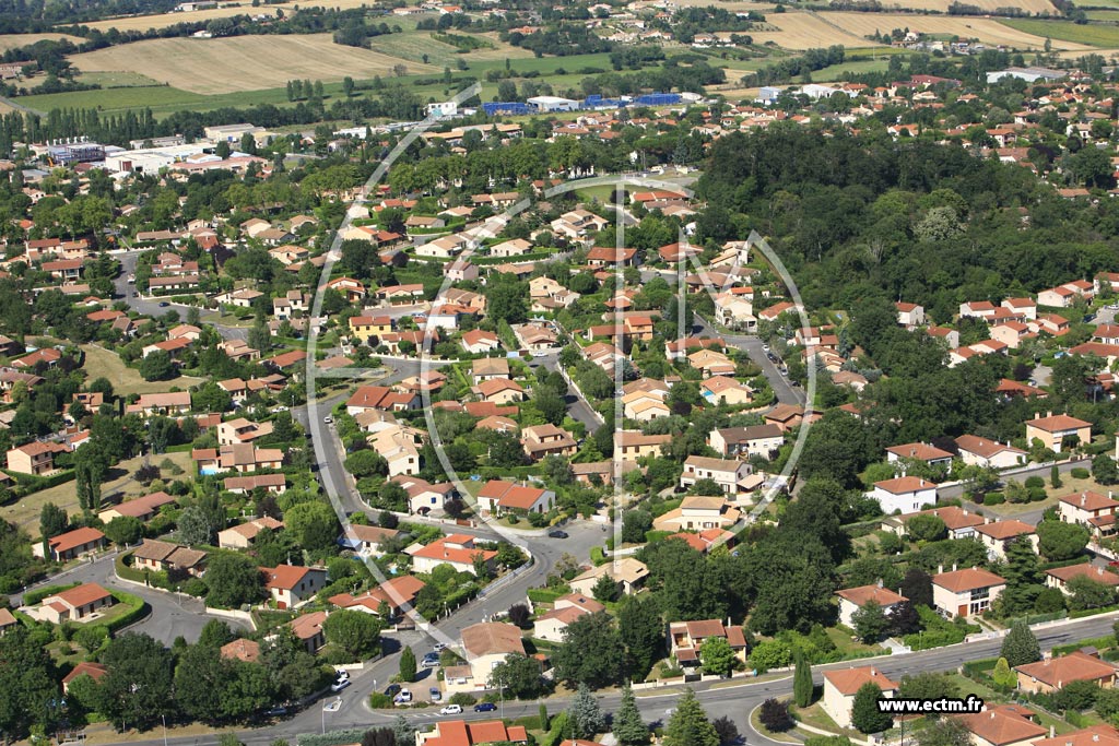 Photo arienne de Saint Orens de Gameville