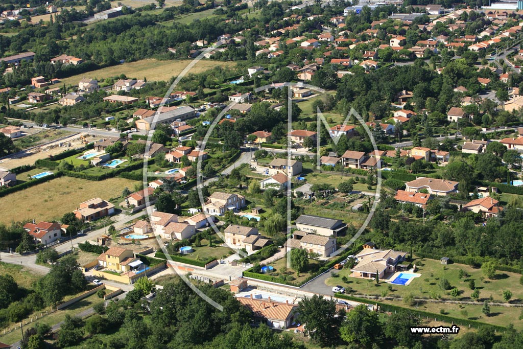 Photo arienne de Saint Orens de Gameville
