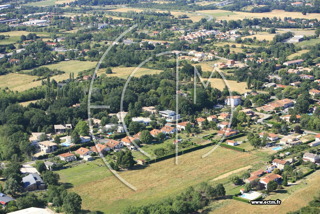 Photo arienne de Saint Orens de Gameville
