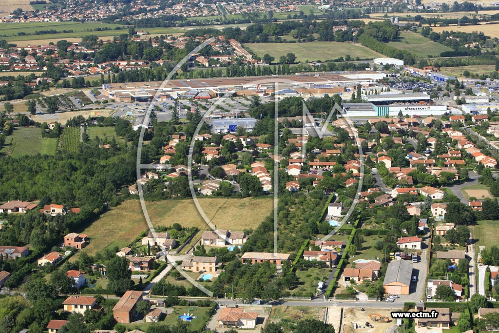 Photo arienne de Saint Orens de Gameville