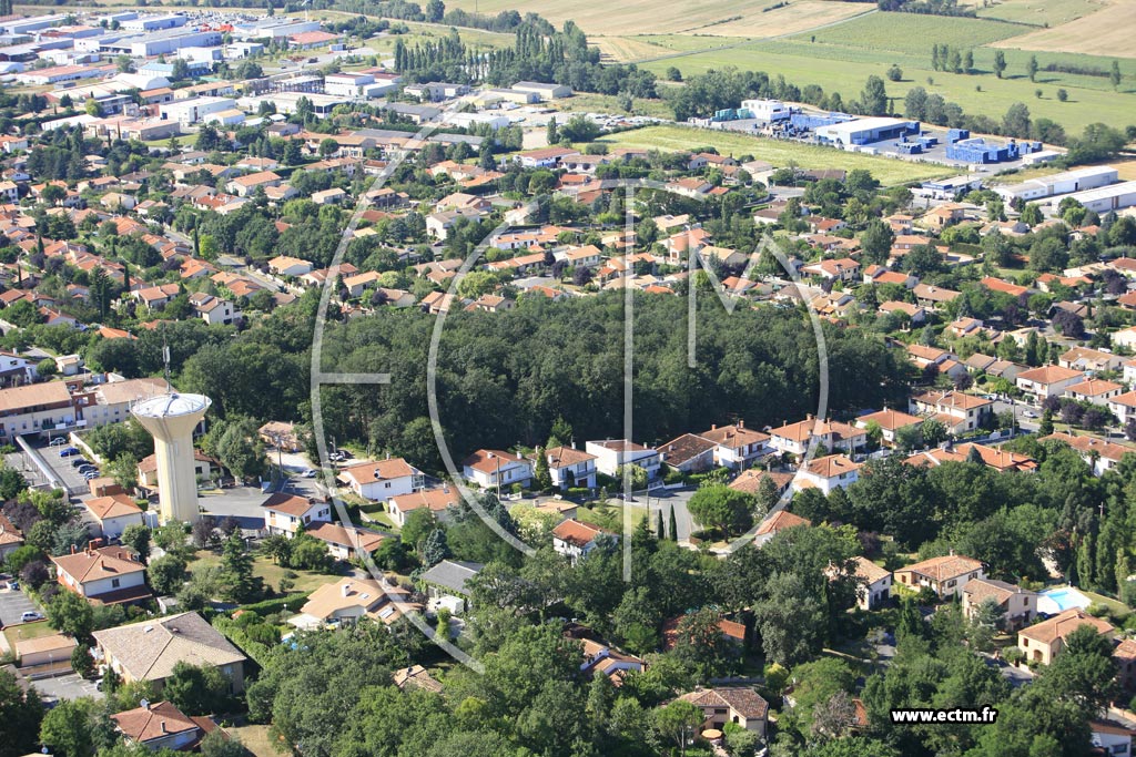Photo arienne de Saint Orens de Gameville