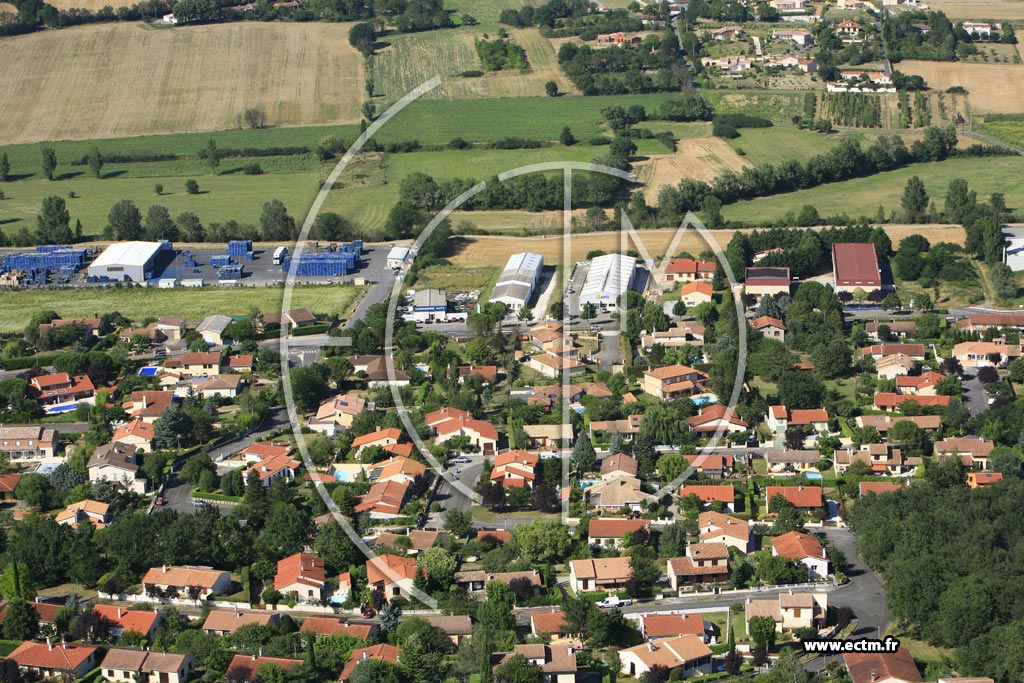 Photo arienne de Saint Orens de Gameville