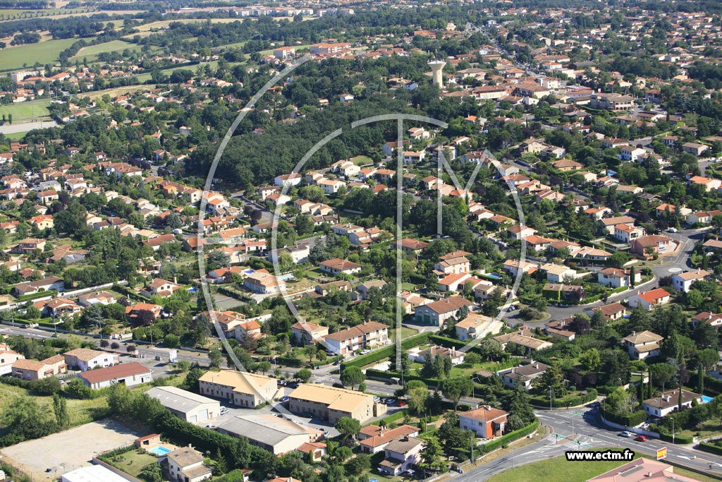 Photo arienne de Saint Orens de Gameville
