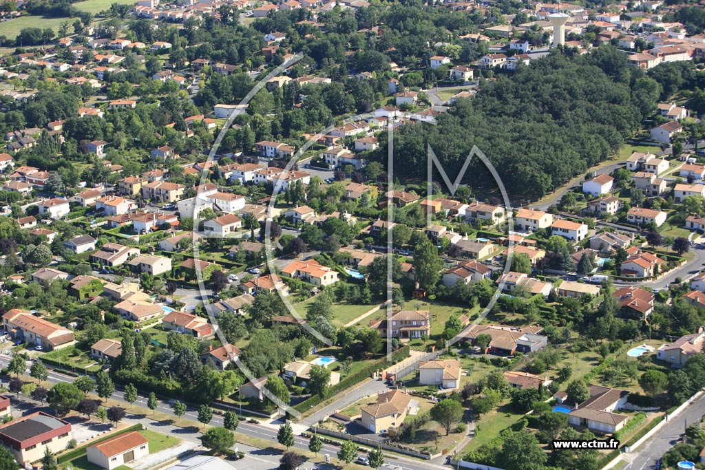Photo arienne de Saint Orens de Gameville