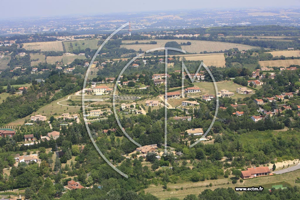 Photo arienne de Vieille Toulouse